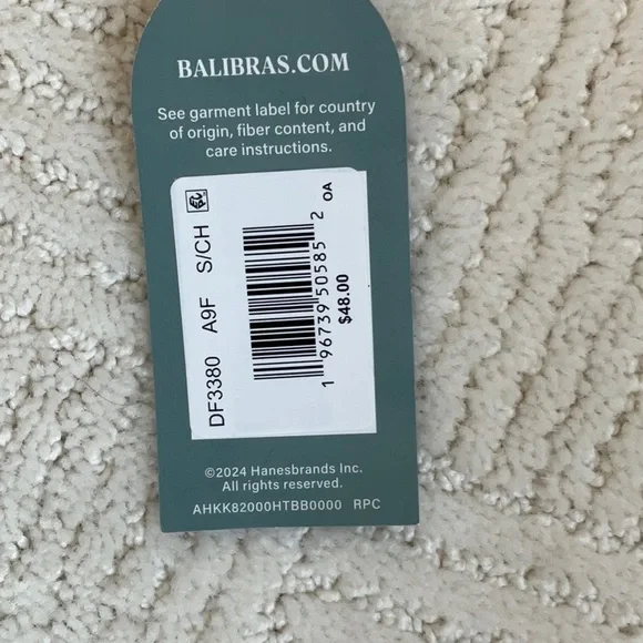 Bali Cool Comfort No Wire Convertible Bra NWT S - Picture 9 of 10